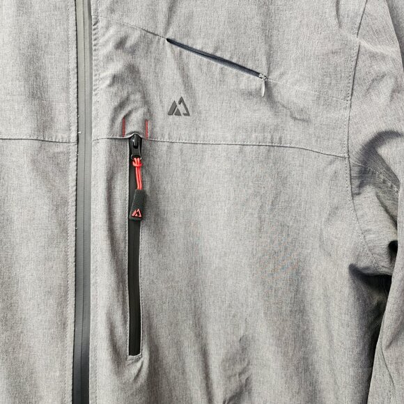 Apricoat Men's Adventure 2.0 Jacket | Grey Waterproof Rain Jacket | Fall Coat - Picture 5 of 11